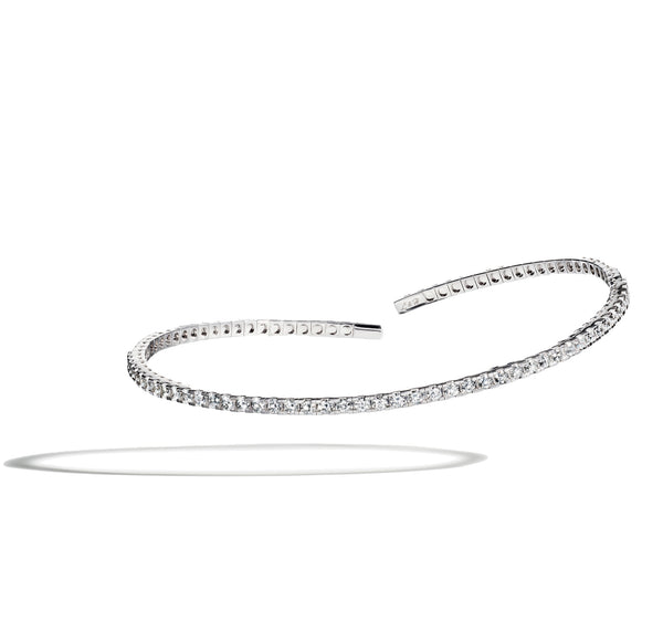larkspur & hawk L&H Bride Diamond Choker (14k White Gold)