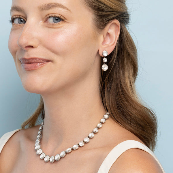 Larkspur & Hawk L&H Bride Round Rivière (White Rhodium Or Yellow Gold Wash)