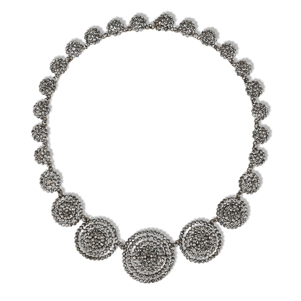 larkspur & hawk Antique Cut Steel Rivière ca 1830