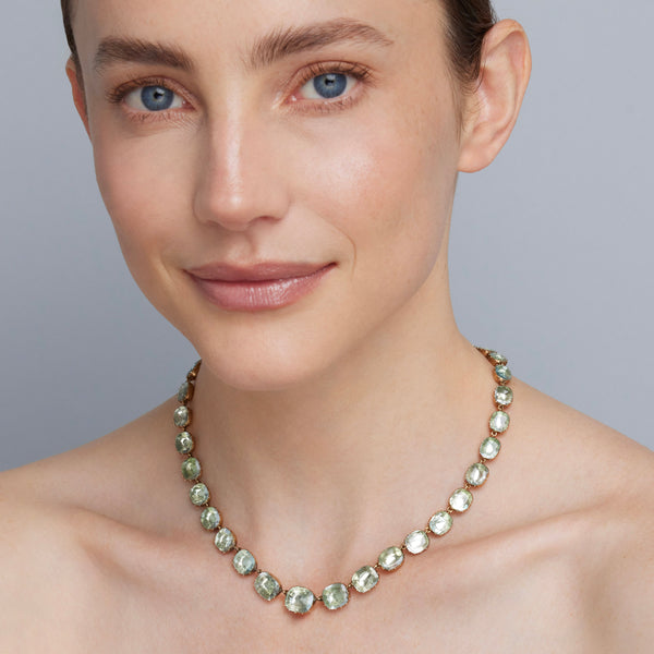 Larkspur & Hawk Antique Graduated Rivière Ca 1780