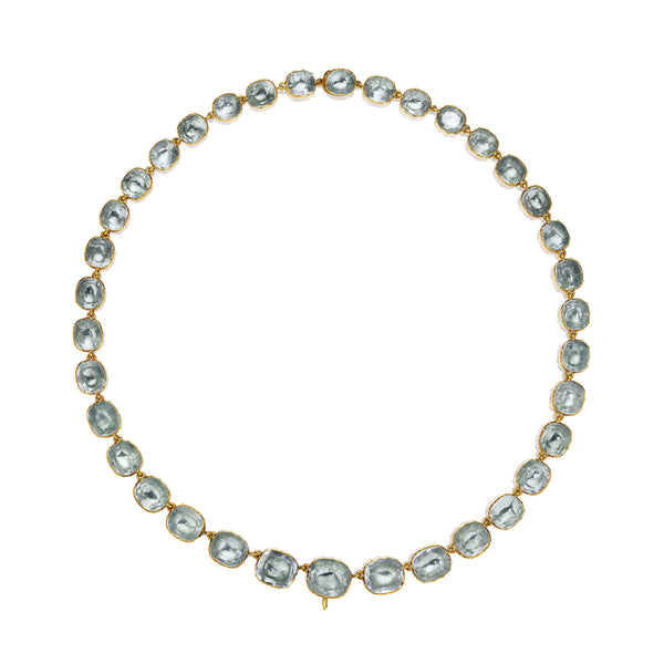 Larkspur & Hawk Antique Graduated Rivière Ca 1780