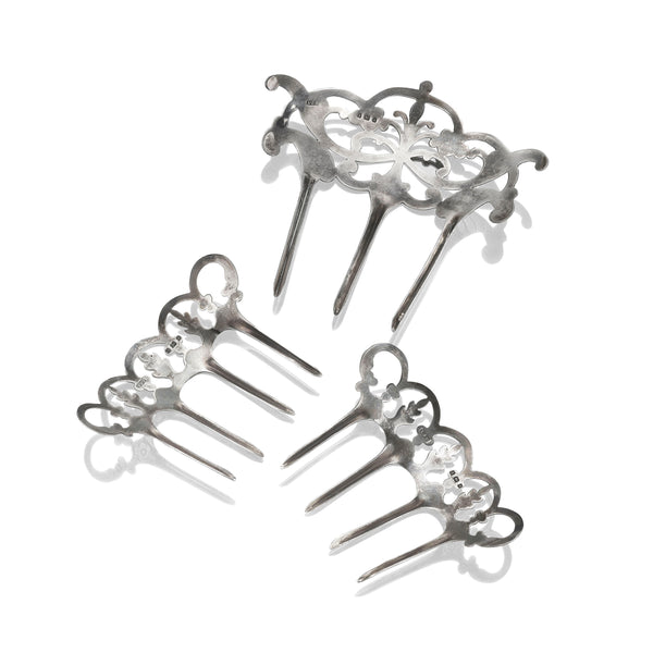 Larkspur & Hawk Antique Hair Combs Ca 1880