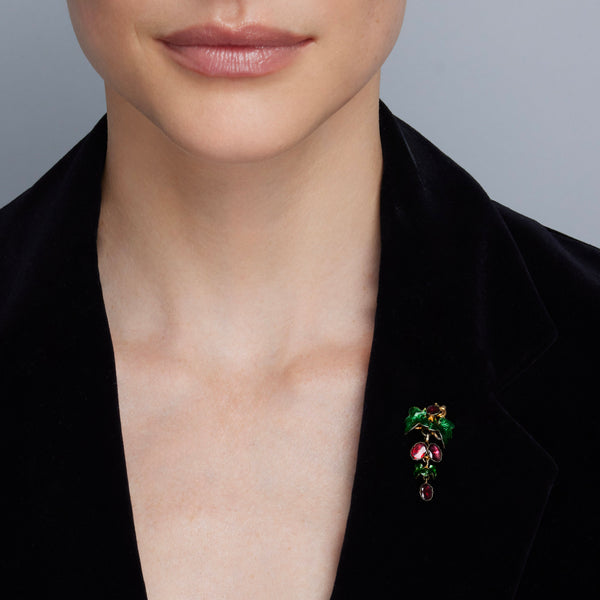 Larkspur & Hawk Antique Stick Pin Boxed Ca 1800