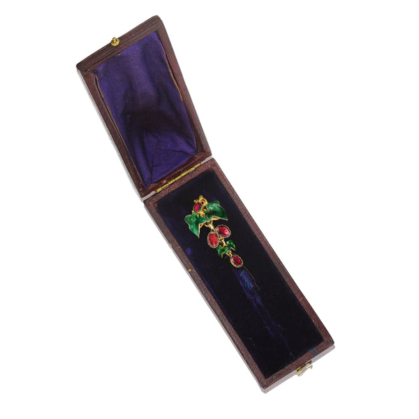 larkspur & hawk Antique Stick Pin Boxed ca 1800 larkspur & hawk Antique Stick Pin Boxed ca 1800