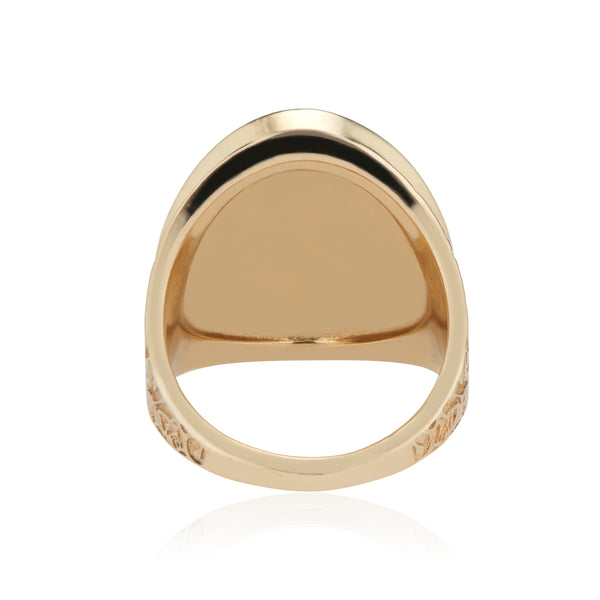 Larkspur & Hawk Arbor Cluster Cigar Band (14k Gold)