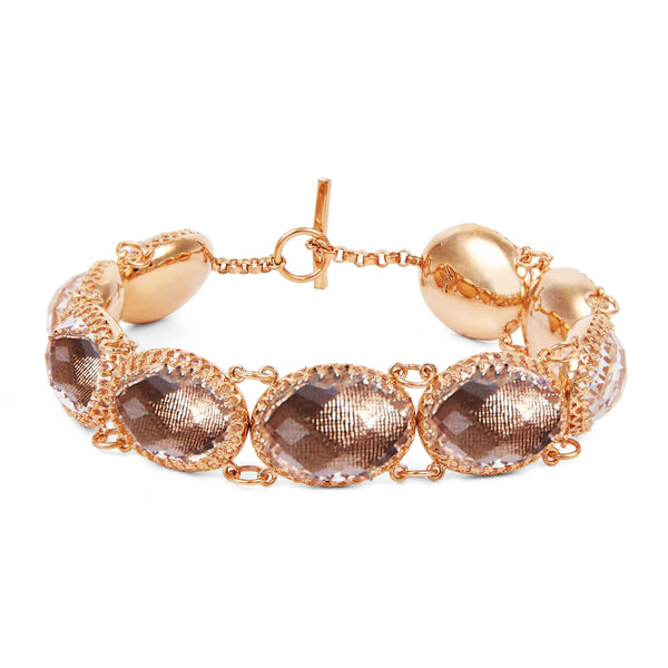 Larkspur & Hawk Lily Bracelet (Black Rhodium Or Rose Gold Wash)