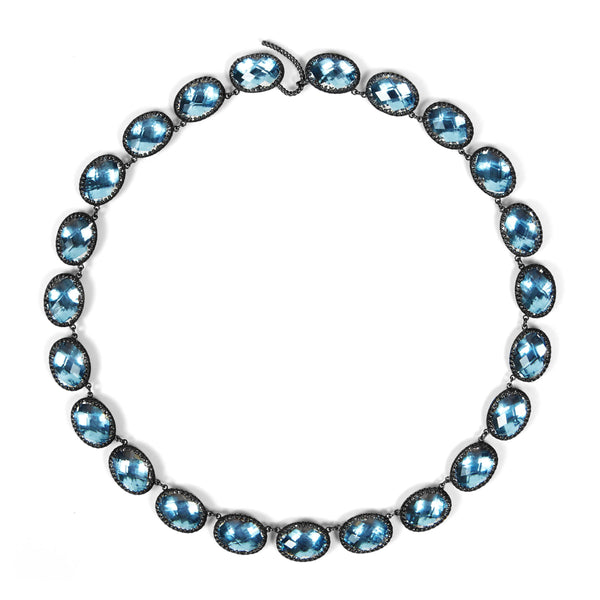 Larkspur & Hawk Lily Rivière (Black Rhodium Yellow Or Rose Gold Wash)