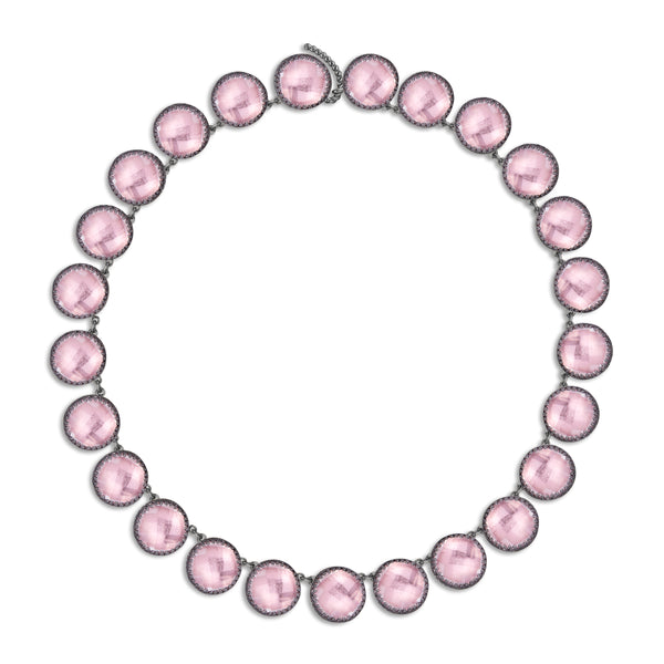 larkspur & hawk Olivia Button Rivière (Black Rhodium Yellow or Rose Gold Wash)