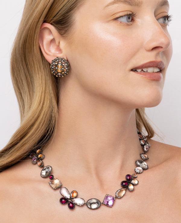 Larkspur & Hawk Sadie Cluster Rivière (Black Rhodium Wash)