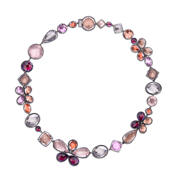 larkspur & hawk Sadie Cluster Rivière (Black Rhodium Wash)