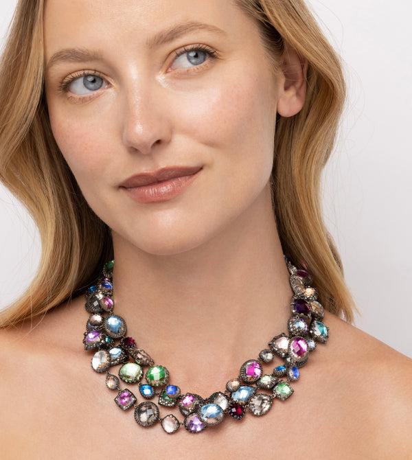 Larkspur & Hawk Sadie Large Rivière (Black Rhodium Or Yellow Gold Wash)