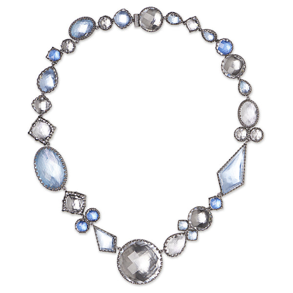 larkspur & hawk Sadie Medallion Rivière (Black Rhodium Wash) larkspur & hawk Sadie Medallion Rivière (Black Rhodium Wash)