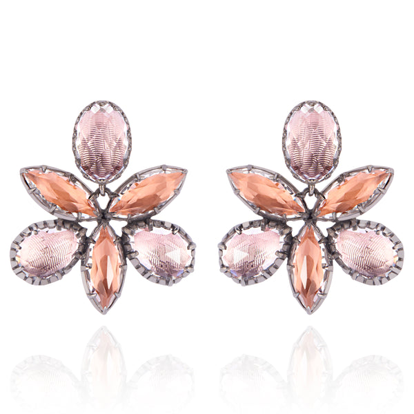 Larkspur & Hawk Sadie Orchid Earrings (Black Rhodium Or Rose Gold Wash)