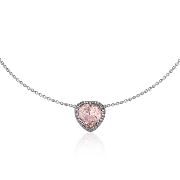 Larkspur & Hawk Valentina Button Necklace (Black Rhodium Or Yellow Gold Wash)