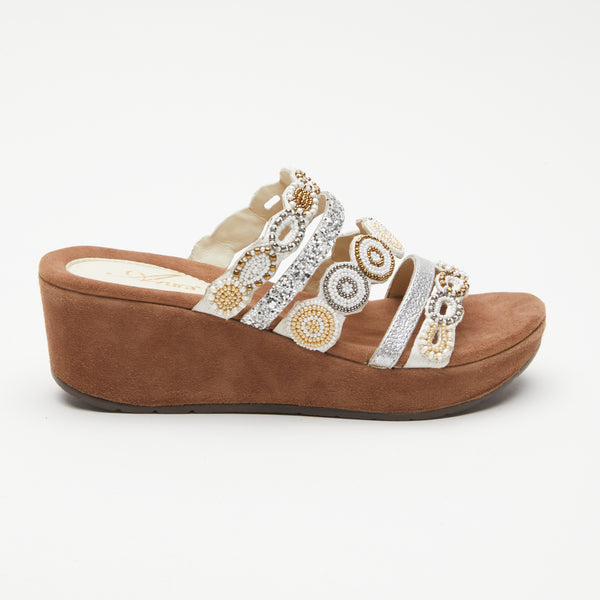L'artiste By Spring Step AZURA CLARETHA SLIDE SANDAL