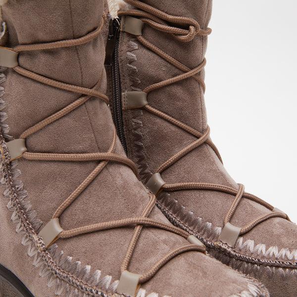 L'artiste By Spring Step AZURA STICH MID CALF BOOTS