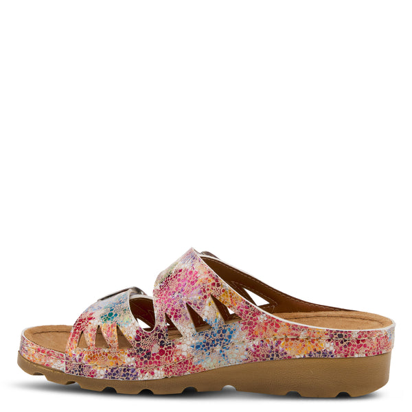 L'artiste By Spring Step FLEXUS DELPHIS SLIDE SANDALS