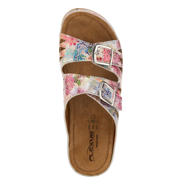 L'artiste By Spring Step FLEXUS DELPHIS SLIDE SANDALS