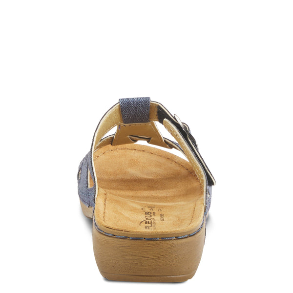 L'artiste By Spring Step FLEXUS NERY-JEANS SLIDE SANDAL