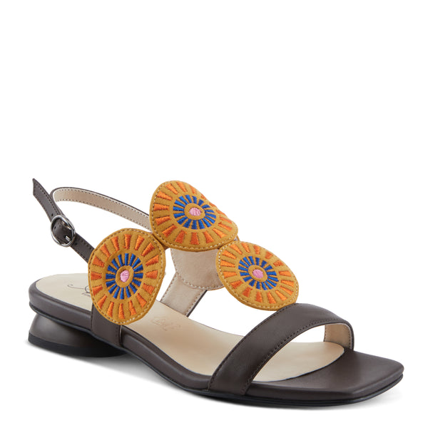 l'artiste by spring step AZURA BROIDER SANDALS