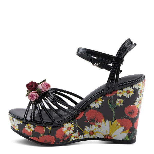 L'artiste By Spring Step AZURA FLORAROSE SANDALS