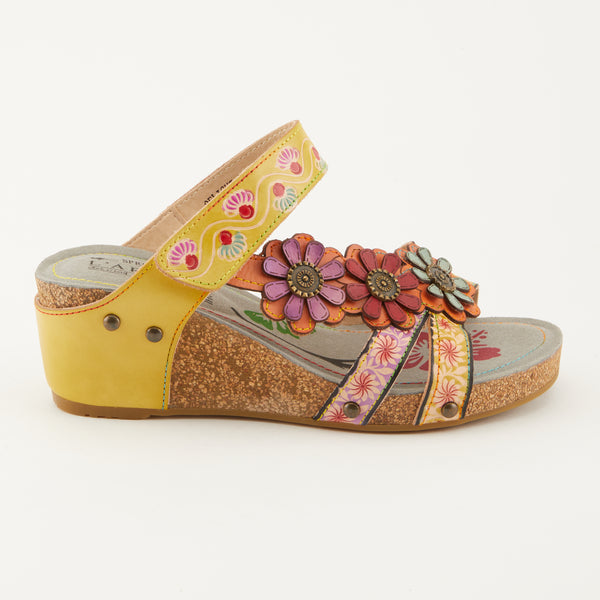 L'artiste By Spring Step L'ARTISTE DELIGHT SLIDE SANDALS