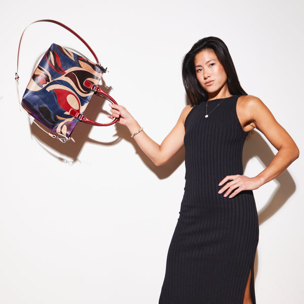 L'artiste By Spring Step L'ARTISTE HB-FOGLIE ITALIAN LEATHER HANDBAG