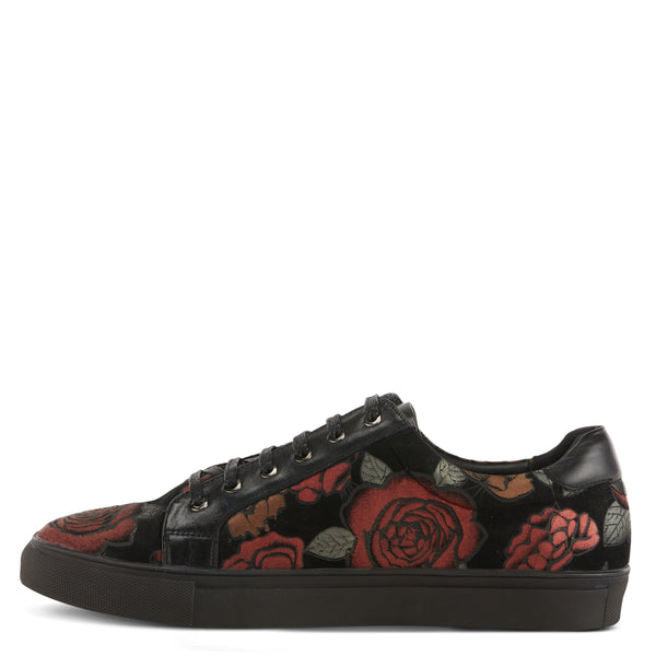 L'artiste By Spring Step L'ARTISTE MEN ANDER-ROSE LACE-UP SNEAKER