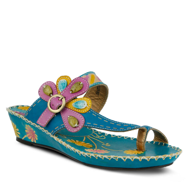 l'artiste by spring step L'ARTISTE SANTORINI SLIDE SANDAL