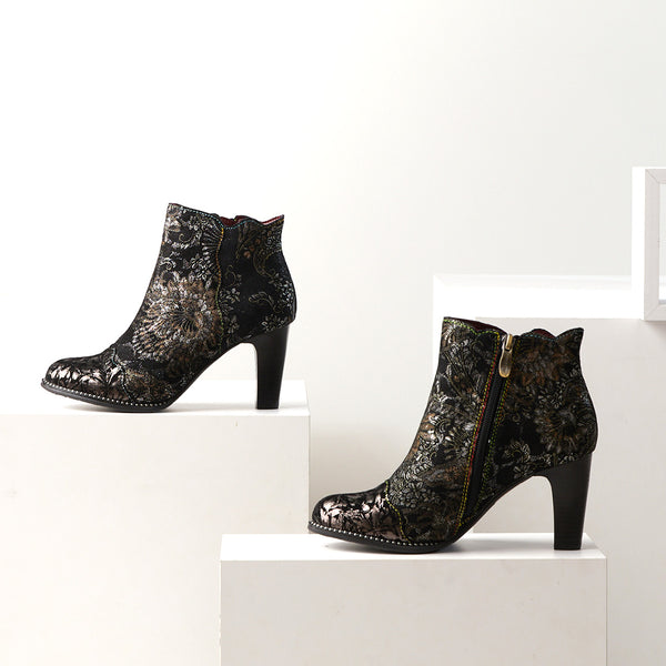 L'artiste By Spring Step L`ARTISTE SMOKINHOT HEELED BOOTIES