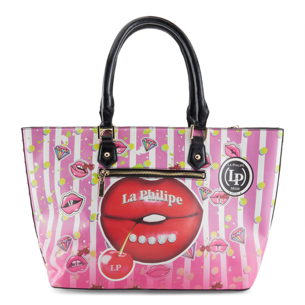 L'artiste By Spring Step LA PHILIPE LP1021-18 JUICY LIPS HANDBAG-TOTE
