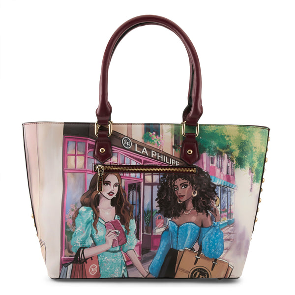 L'artiste By Spring Step LA PHILIPE LP1021-5 SHOPPING IN THE CITY HANDBAG-TOTE