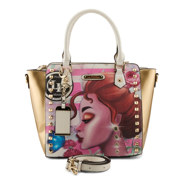 l'artiste by spring step LA PHILIPE LP1022-14 PINK BEAUTY HANDBAG-SATCHEL