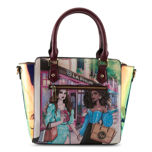 L'artiste By Spring Step LA PHILIPE LP1022-5 SHOPPING IN THE CITY HANDBAG-SATCHEL