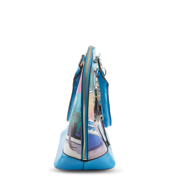 L'artiste By Spring Step LA PHILIPE LP1023-8 BLUE IN BAHAMAS HANDBAG-OVAL