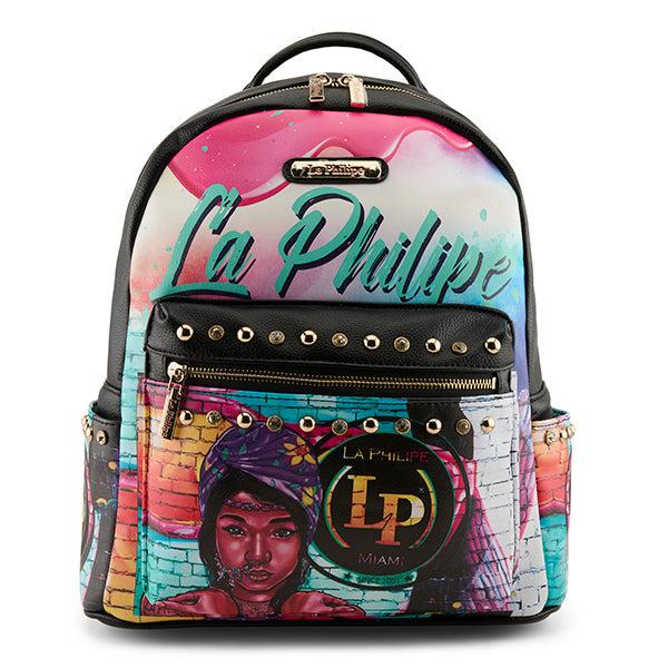 l'artiste by spring step LA PHILIPE LP1024-2D THE WALL ART BACKPACK