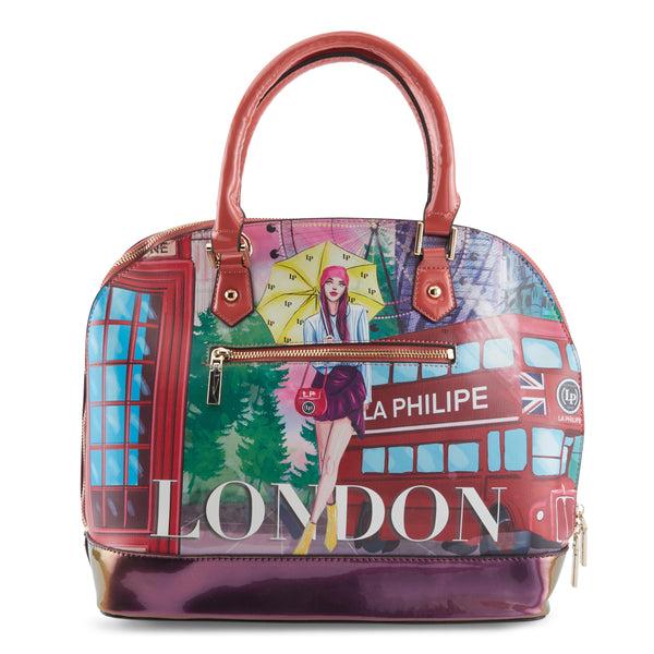 L'artiste By Spring Step LA PHILIPE LP1027-11 UMBRELLA IN LONDON HANDBAG-OVAL