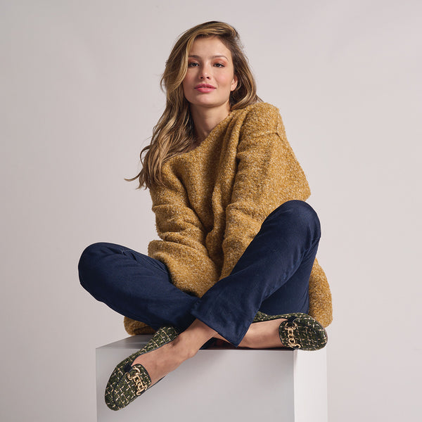 L'artiste By Spring Step PATRIZIA KNITKNOT BALLERINA SHOES