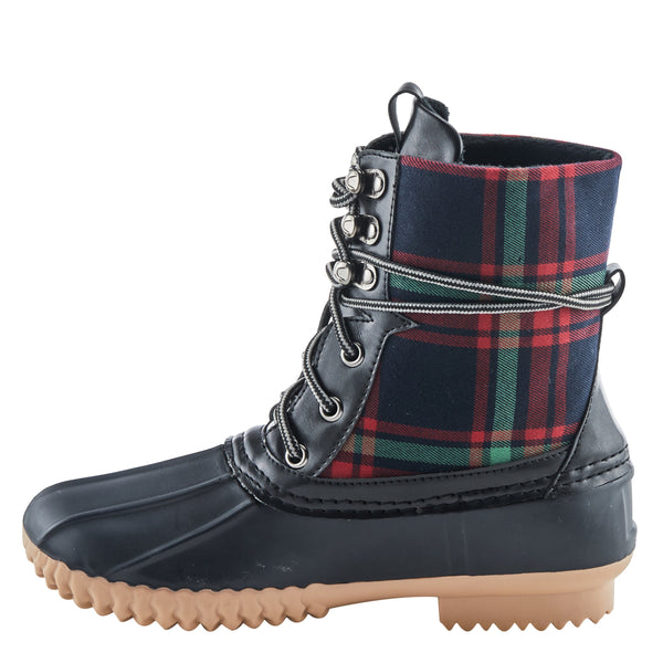 L'artiste By Spring Step SPRING STEP DUCKIE-PLAID BOOT