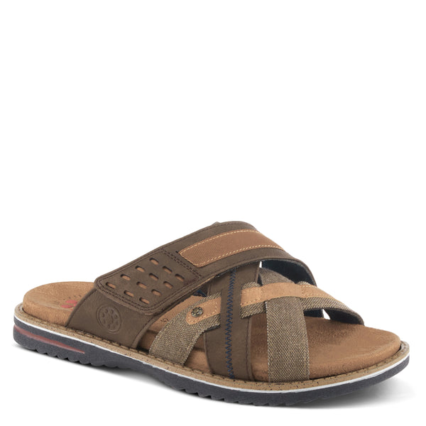 l'artiste by spring step SPRING STEP MEN HAZMAN SLIDE SANDALS