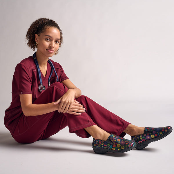 L'artiste By Spring Step Spring Step Professional MANILA-FLPWR SLIP-ON SHOE