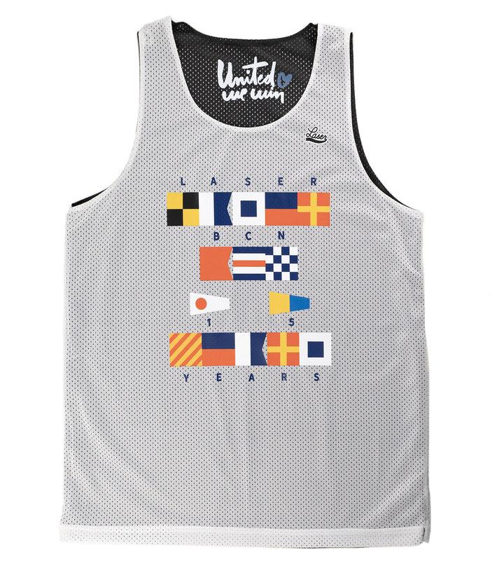 laser barcelona 15 YEARS IN THE GAME REVERSIBLE JERSEY