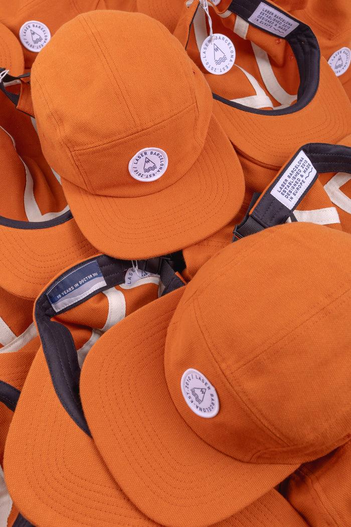 Laser Barcelona BARCELONETA 5 PANEL HAT BURNT ORANGE