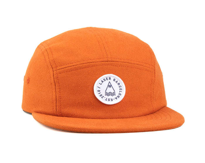 laser barcelona BARCELONETA 5 PANEL HAT BURNT ORANGE