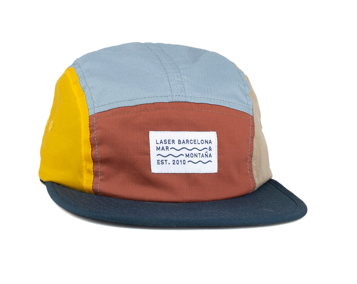 laser barcelona BORNE V2 RIPSTOP OFF-CUTS PACKABLE 5 PANEL HAT 2.0