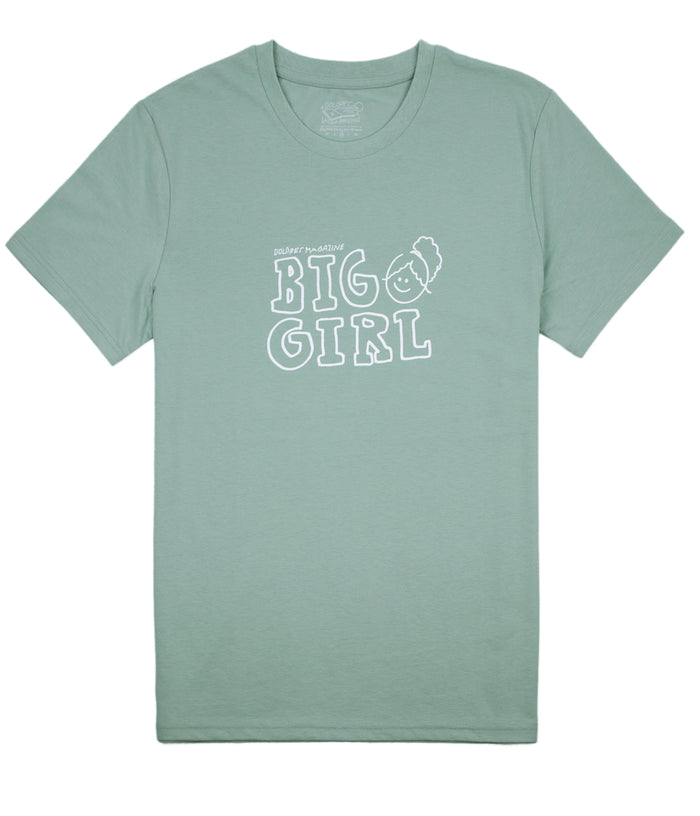 laser barcelona DOLORES MAGAZINE X LASER / BIG GIRL TEE ALOE