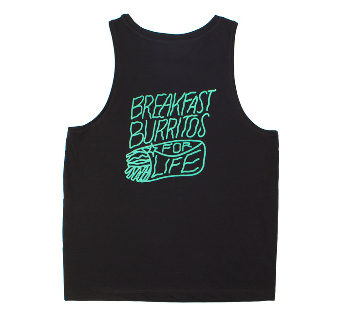 laser barcelona LA COMUNA BY LASER TANK TOP / BREAKFAST BURRITOS FOR LIFE
