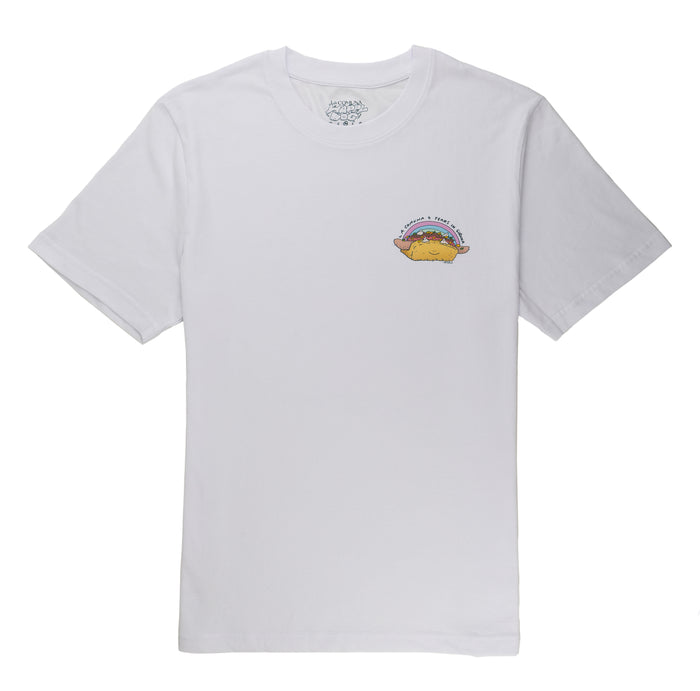 Laser Barcelona LA COMUNA BY LASER TEE / HAPPY DOG WHITE TEE
