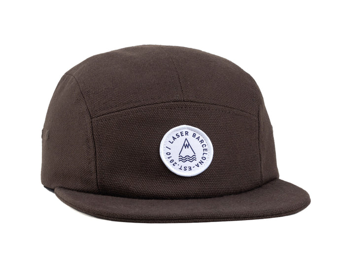 laser barcelona BARCELONETA 5 PANEL HAT DARK EARTH