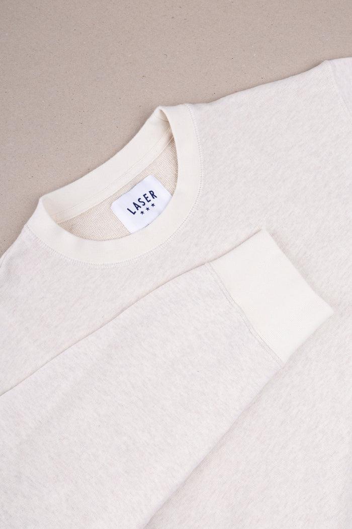 Laser Barcelona BORNE CREWNECK HEATHER OAT